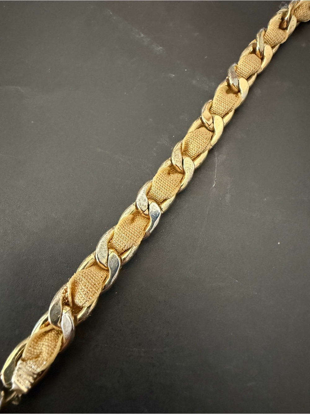 Gold Heart Toggle Bracelet for Women - Polished Gold Chain - Picture 3 of 4